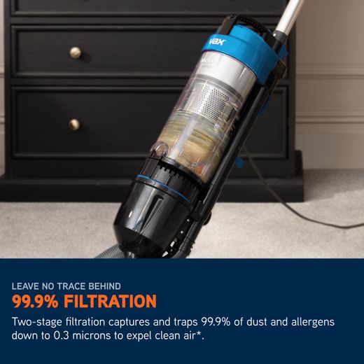 Vax Mach Air Energise UCA3GEV1 Upright Vacuum Cleaner - Annotation - 99.9% filtration